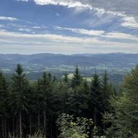 Vue sur Lesseux et la vallée de la Fave depuis l'Ormont